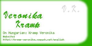 veronika kramp business card